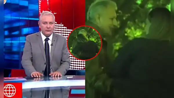 Filtran VIDEO de Gunter Rave, periodista de América TV, cariñoso con misteriosa mujer: abrazos terminan en encuentro privado