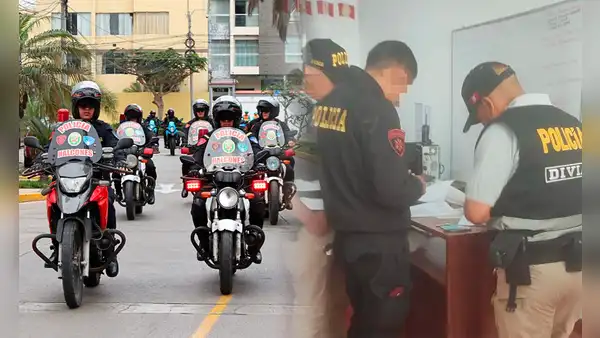 Detienen a 2 policías motorizados que cobraron S/3.000 a mototaxista para que lo dejaran libre