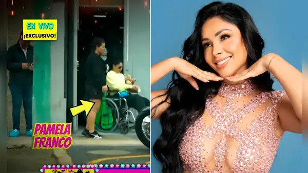 Pamela Franco fue captada en silla de ruedas tras someterse a una liposucción, según ‘Amor y fuego’