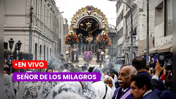 Señor de los Milagros EN VIVO: Cristo Moreno llega a la avenida Nicolás de Piérola en su tercera procesión