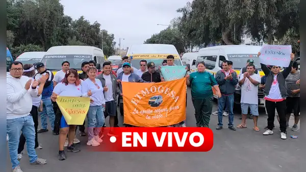 Paro de transportistas en Trujillo HOY 22 de octubre EN VIVO: protesta llega a la Casa de Gobierno de La Libertad