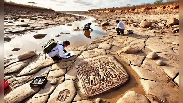 Arqueólogos descubren por extrema sequía en Brasil grabados rupestres de hasta 2.000 años de antigüedad