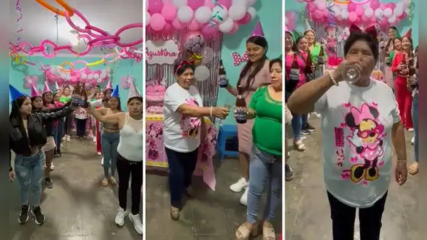 Peruana celebró su cumpleaños como si fuera un quinceañero y es furor en redes: “Metas”