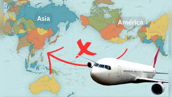 ¿Por qué los aviones no suelen volar sobre el océano Pacífico para ir de América a Asia? La respuesta tiene que ver con el tiempo
