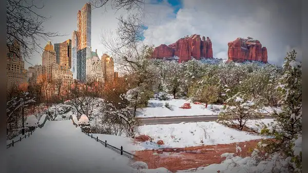 Invierno en Estados Unidos: cuánta nieve caerá y afectará a Nueva York, Texas y Arizona este 2024