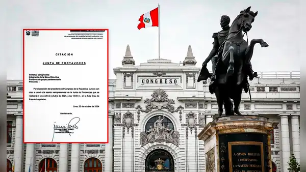 Congreso: Eduardo Salhuana convoca a Junta de Portavoces para este lunes 28 de octubre