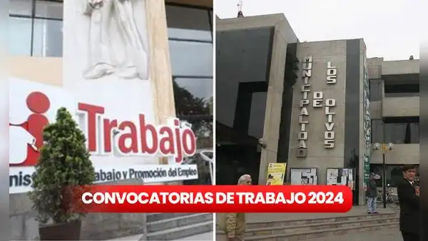 Convocatorias de trabajo del 27 de octubre al 3 de noviembre en Lima, Callao y regiones con sueldos de hasta S/9.000