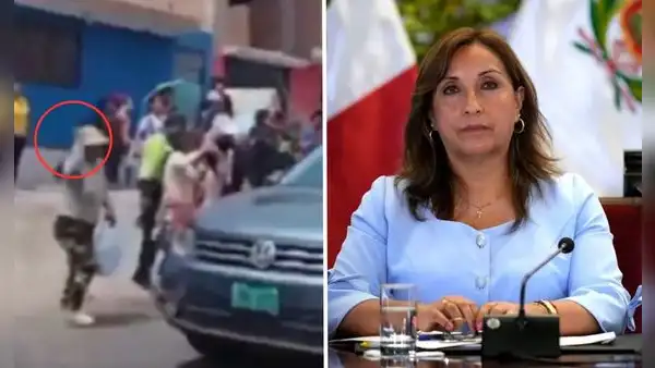 Manifestantes tiran huevos y persiguen a comitiva de Dina Boluarte en Chosica: "Fuera, asesina"