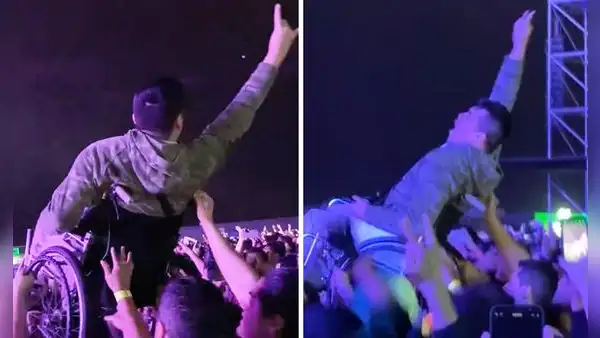 Fans de Slipknot cargaron a joven con discapacidad física en pleno concierto en Perú