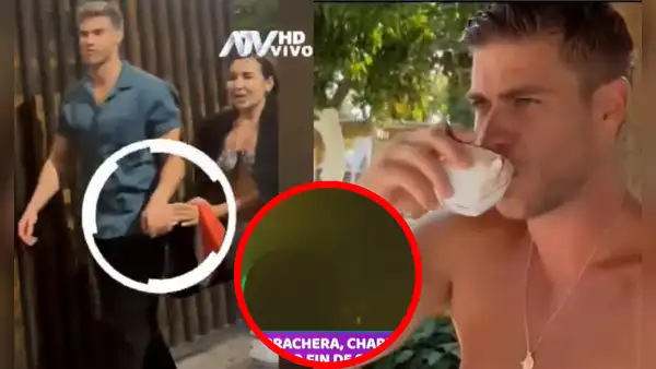 ¿Y Renato Rossini Jr.? Ale Fuller TOMA de la mano y se habría BESADO con galán español en camioneta, según 'Magaly TV'