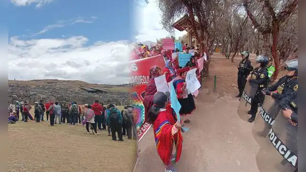 Cusco: comuneros toman Sacsayhuaman e impiden el acceso de turistas durante protestas
