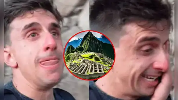 Italiano se emociona hasta las lágrimas al conocer por primera vez Macchu Picchu : "Perú es una maravilla”