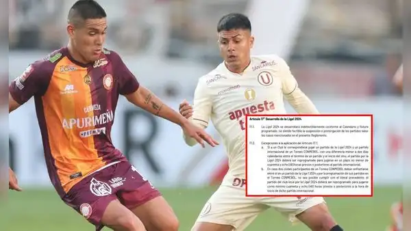 ¿Se puede reprogramar el Chankas vs Universitario por el Torneo Clausura? Esto dice el reglamento de la Liga 1 sobre el partido
