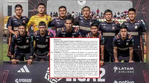 Ayacucho FC gana sentencia a la FPF y jugará en la Liga 1 la próxima temporada pese a no conseguir ascenso