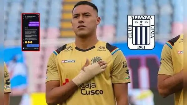 Jugador de Cusco FC publicó comunicado tras difundirse supuestos chats de él para 'ayudar' a Alianza Lima