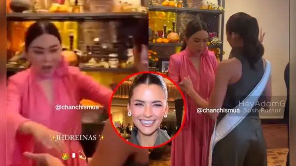 Tatiana Calmell deja sin palabras a la dueña del Miss Universo en su primer encuentro: “Te ves impresionante”