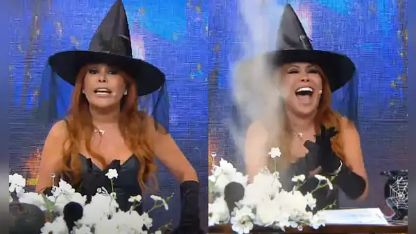 Magaly Medina sale vestida de bruja en su show y cuenta espeluznante 'testimonio': "Salgo a recolectar gatos muertos"