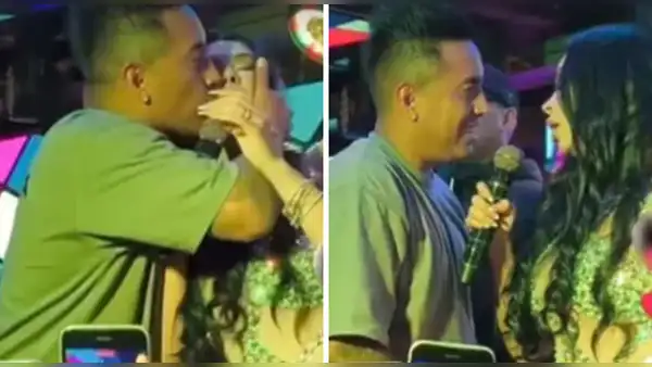 ¿Oficializaron? Christian Cueva BESA a Pamela Franco EN PLENO SHOW: se lucieron juntos POR PRIMERA VEZ