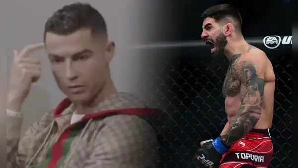 Topuria, campeón de UFC, no se calla y le responde a Cristiano Ronaldo tras filtrarse video minimizándolo