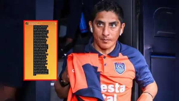 'Jarrita' Ramírez, exjugador de Vallejo, despotricó contra 'Chicho' Salas tras descenso "No me dejó defender mis colores"