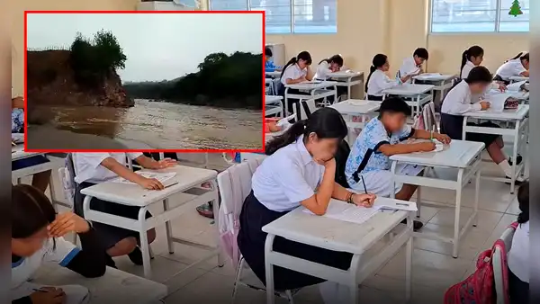 Escolares de Piura consumen agua contaminada de río por no contar con el recurso en sus colegios
