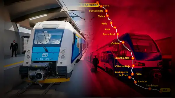 Así lucirá el moderno ferrocarril Lima-Ica que trasladará pasajeros a 200 km/h a lo largo de la costa de Perú