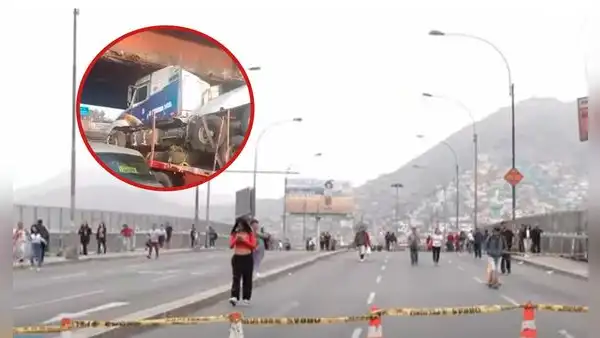 ¿Hasta cuándo estará cerrado el puente Ricardo Palma? Estructura es impactada por cuarta vez