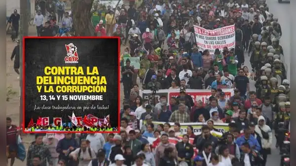 Paro de transportistas durante APEC: CGTP se une a la movilización nacional este 13, 14 y 15 de noviembre