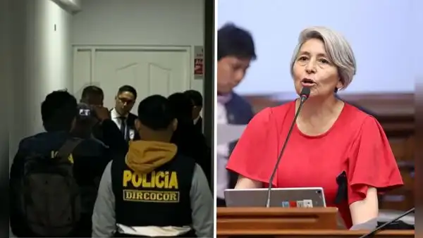 Fiscalía allanó casa y despacho de congresista María Agüero en Lima y Arequipa por caso 'Mochasueldos'