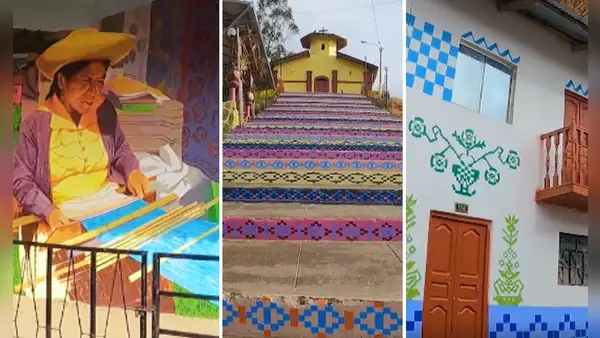 El fascinante pueblo en Perú que se convirtió en una obra de arte: se invirtió S/50.000 en la transformación