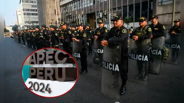 Anuncian gran contingencia policial por aire y tierra durante APEC 2024 ante inminentes protestas
