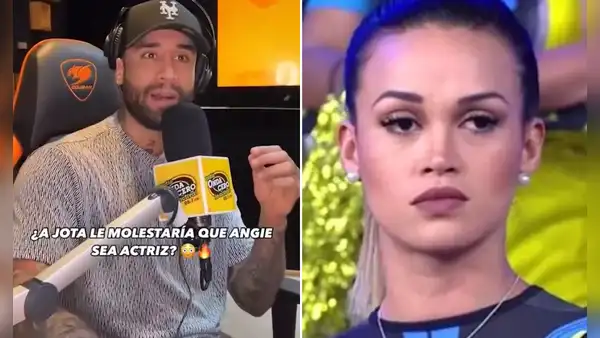 Jota Benz acepta que se incomodaría si Angie Arizaga tuviera que besar a alguien en la ficción: “Me costaría entender”