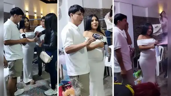 Peruanos revelan el sexo de su bebé, pero la sorpresa sale mal: "Te voy a encontrar vendedor del Centro de Lima"