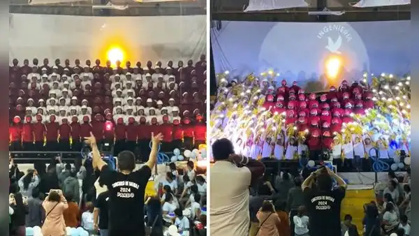¡Espectacular! Universitarios de Huánuco deslumbran con coreografía en concurso de barras