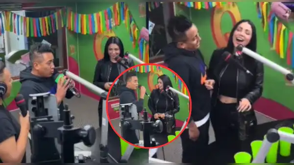 Pamela Franco y Christian Cueva protagonizan romántico momento EN VIVO: “Hasta el fin del mundo te seguiré”