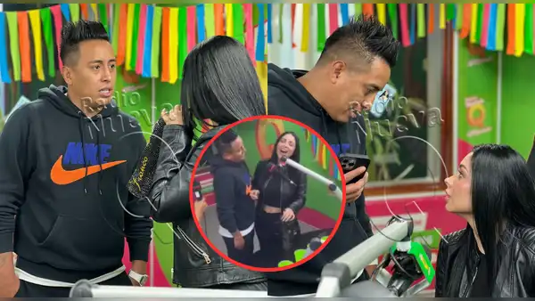 ¿Lo volvió a rechazar? Christian Cueva y Pamela Franco recrean beso robado y la cantante tiene inesperada reacción
