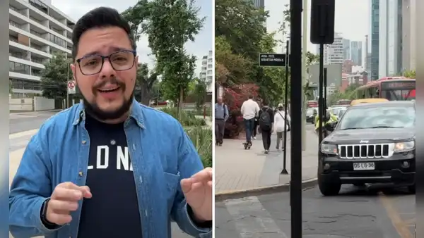 Youtuber venezolano visitó el Perú y comparó cultura vial con Chile: ''Los peatones son inexistentes''