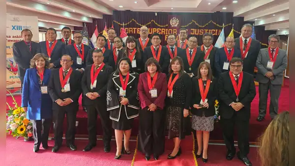 Culminó XI Encuentro Internacional de Poderes Judiciales de Iberoamérica y XIII Encuentro Nacional de Cortes Superiores del País en Puno