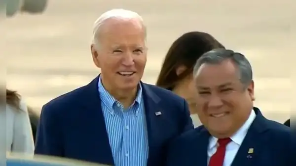 Presidente de Estados Unidos, Joe Biden, llega a Perú para participar en el APEC 2024