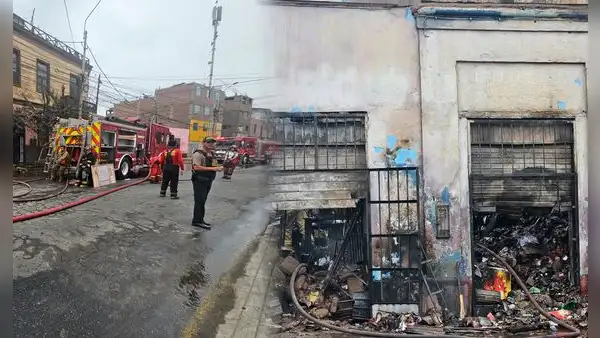 Incendio en el Rímac: dos bomberos heridos y una persona desaparecida tras siniestro en vivienda