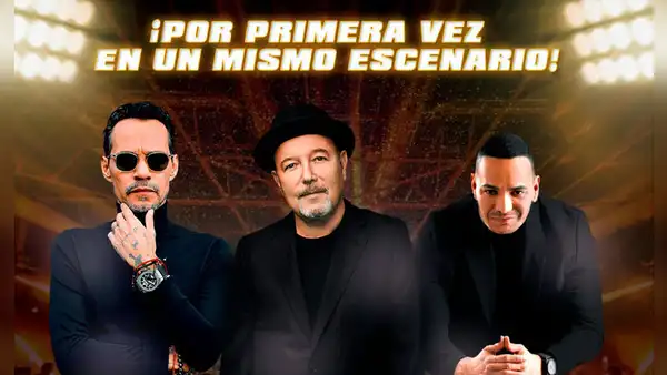 ¡Por primera vez juntos! Marc Anthony, Rubén Blades y Víctor Manuelle ofrecerán un gran concierto en el Estadio Nacional