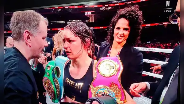 Kina Malpartida reapareció previo a la pelea Tyson vs Paul: ¿qué función cumplió en la velada de Netflix?
