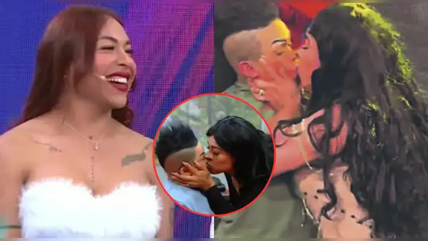 Dayanita se da besos con Chikiplum en sketch de 'JB en ATV' y advierte: "Espero que no se enamore"