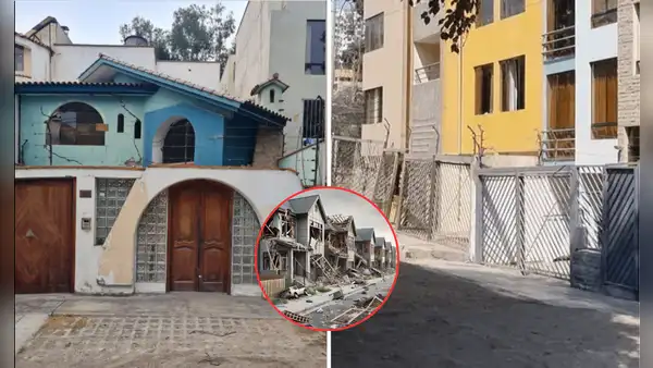 El barrio en Lima que está siendo 'tragado por la tierra', pero 60 familias siguen viviendo ahí: lleva más de 10 años hundiéndose