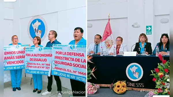Trabajadores de EsSalud anuncian huelga nacional este 20 de noviembre: denuncian falta de medicamentos y de personal