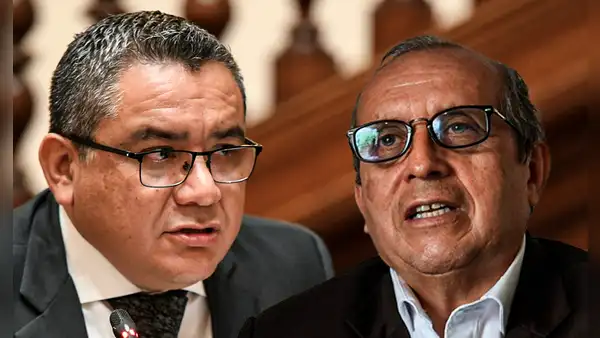 Ministro Santiváñez se molesta tras ser consultado por Nicanor Boluarte: "¿Usted cree que yo no actúo con valentía?"