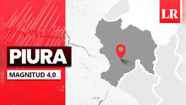 Temblor de magnitud 4,0 remeció Piura hoy, según IGP