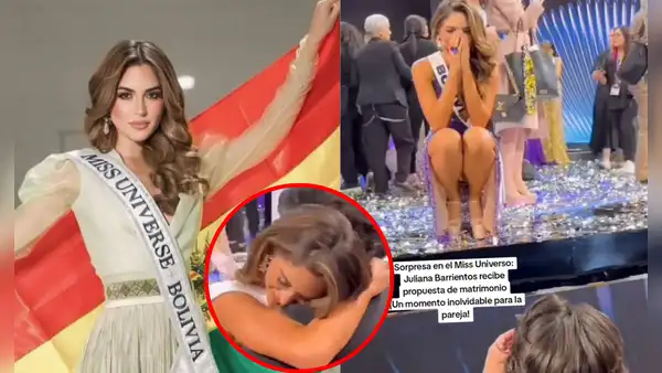 Miss Bolivia recibe romántica pedida de matrimonio en la final del Miss Universo 2024: modelo tuvo conmovedora reacción