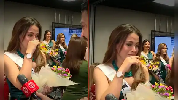 Flor Polo rompe en llanto por la inesperada sorpresa de su hijo en el Miss Mundo Latina: “Me motivó a ingresar”