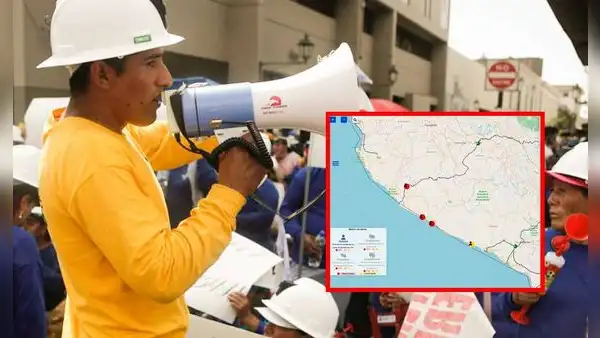 Protestas en la Panamericana Sur: revisa los 3 puntos bloqueados por mineros y pescadores